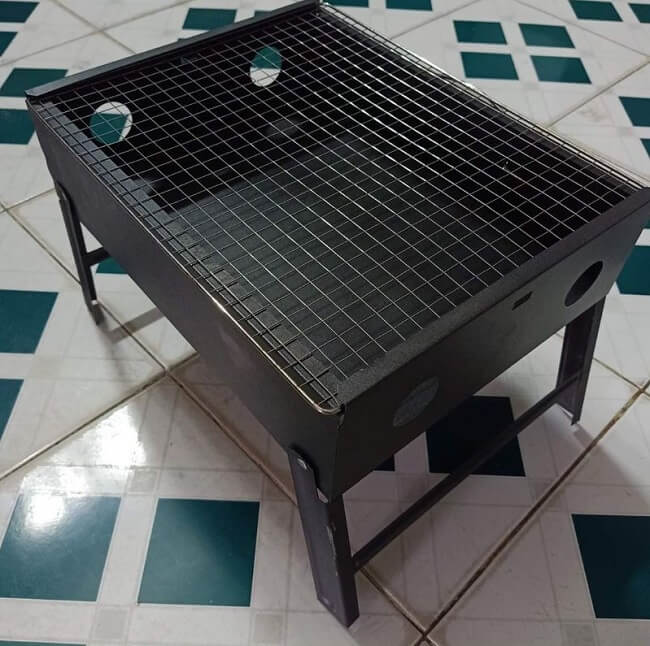 Bếp nướng than hoa vuông - Ảnh 2