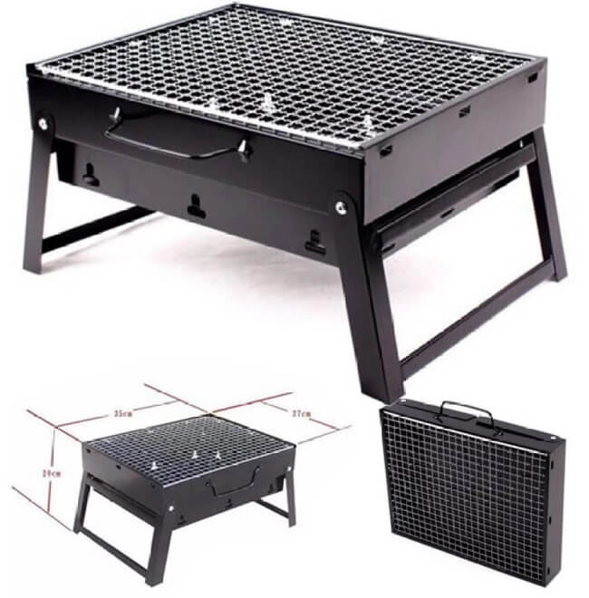 Bếp nướng than hoa vuông - Ảnh 3