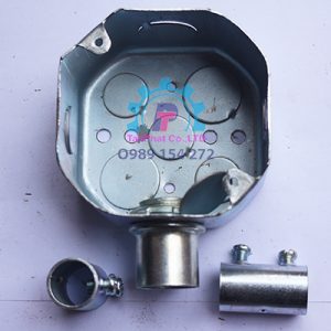 Hộp bát giác âm tường, hộp nối ống dây điện, cút nối dây điện
